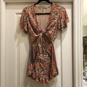 Free people xs romper!